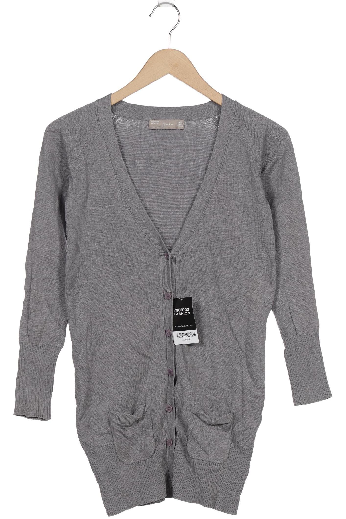 

ZARA Damen Strickjacke, grau