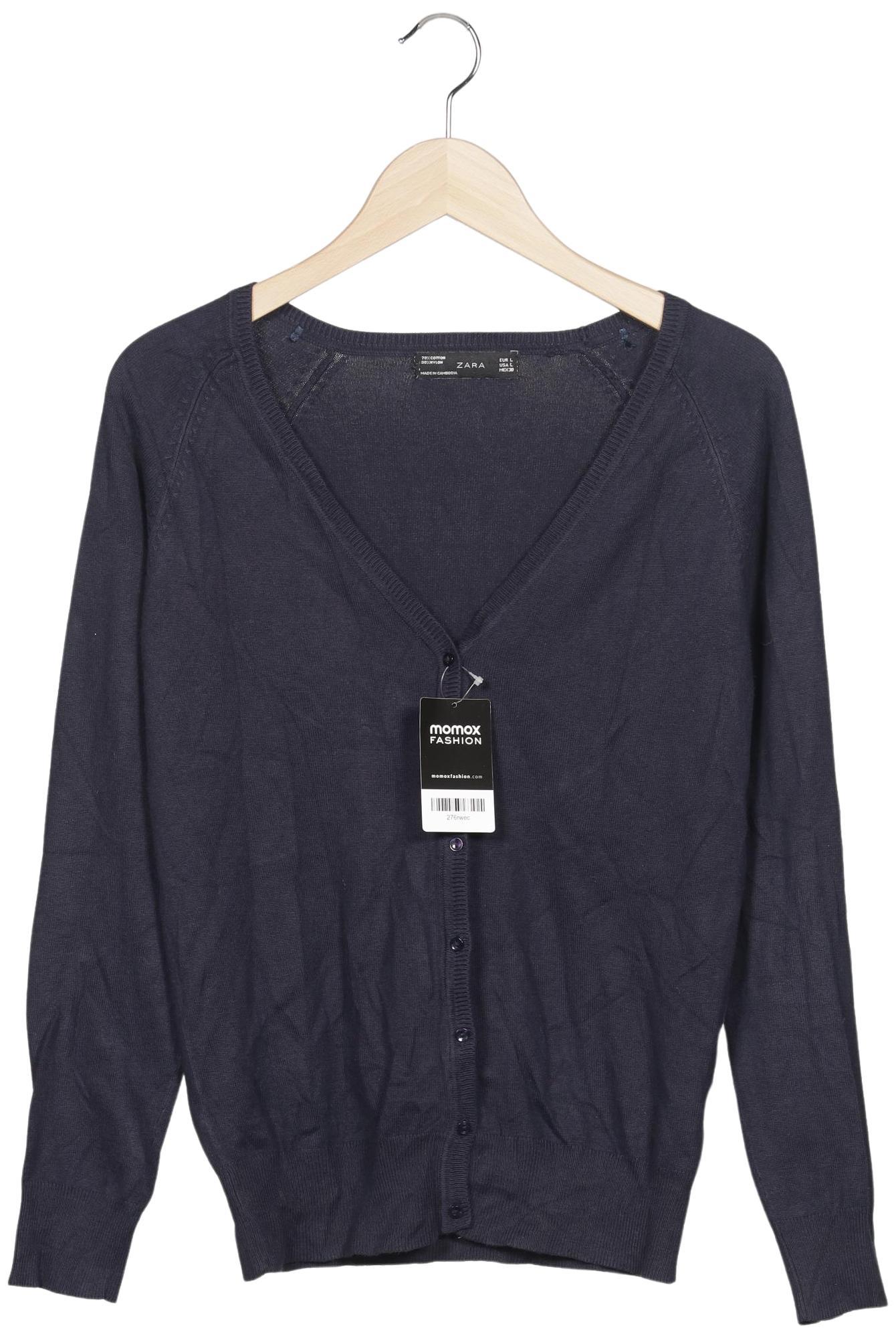 

Zara Damen Strickjacke, marineblau, Gr. 42