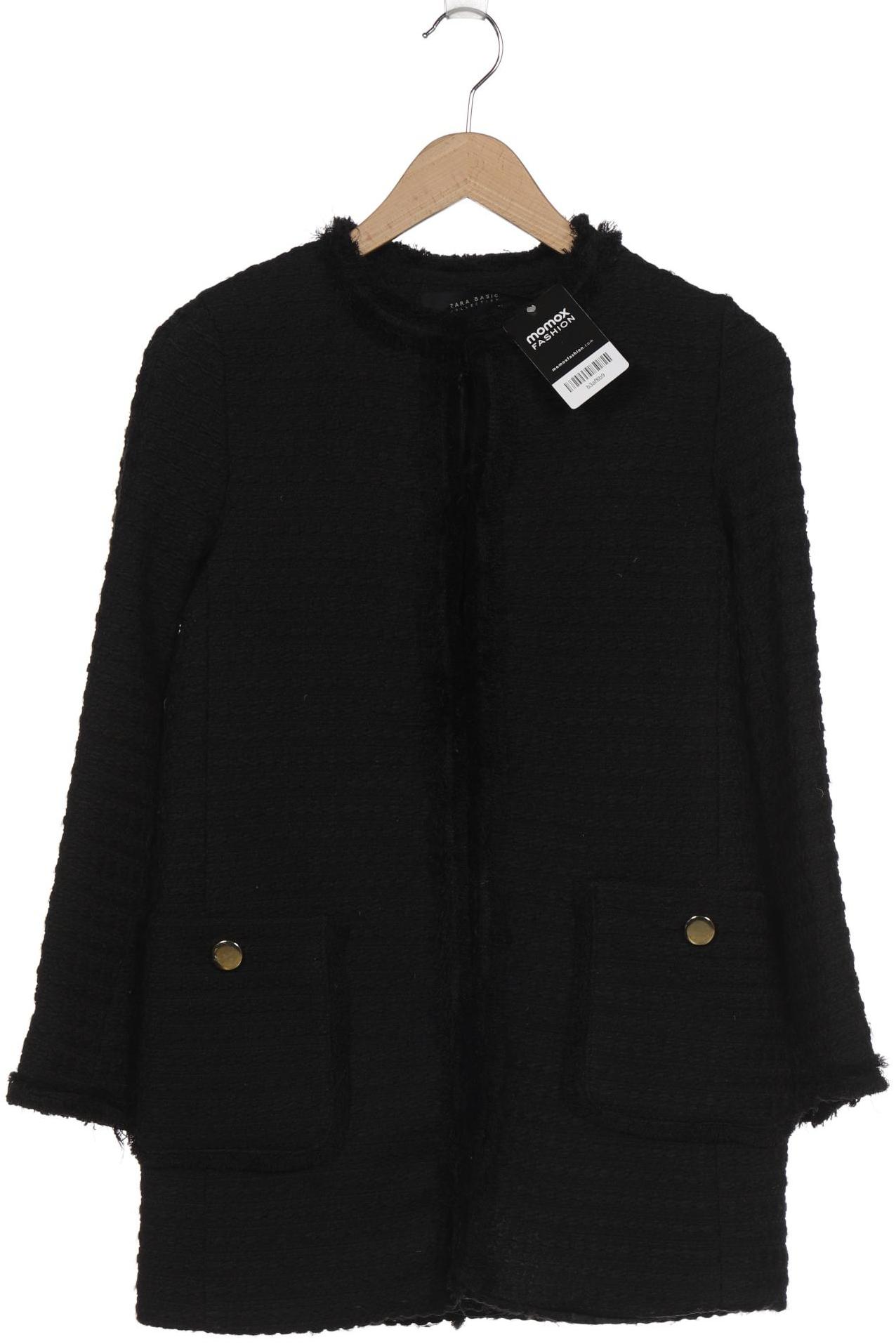 

ZARA Damen Strickjacke, schwarz