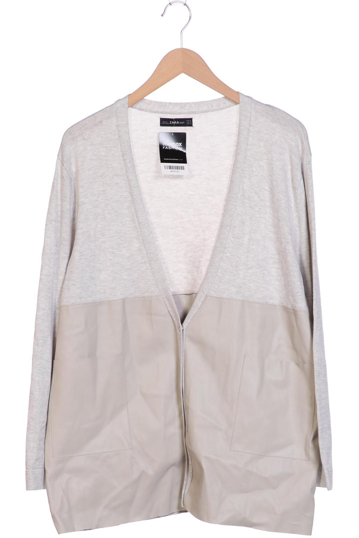 

ZARA Damen Strickjacke, beige