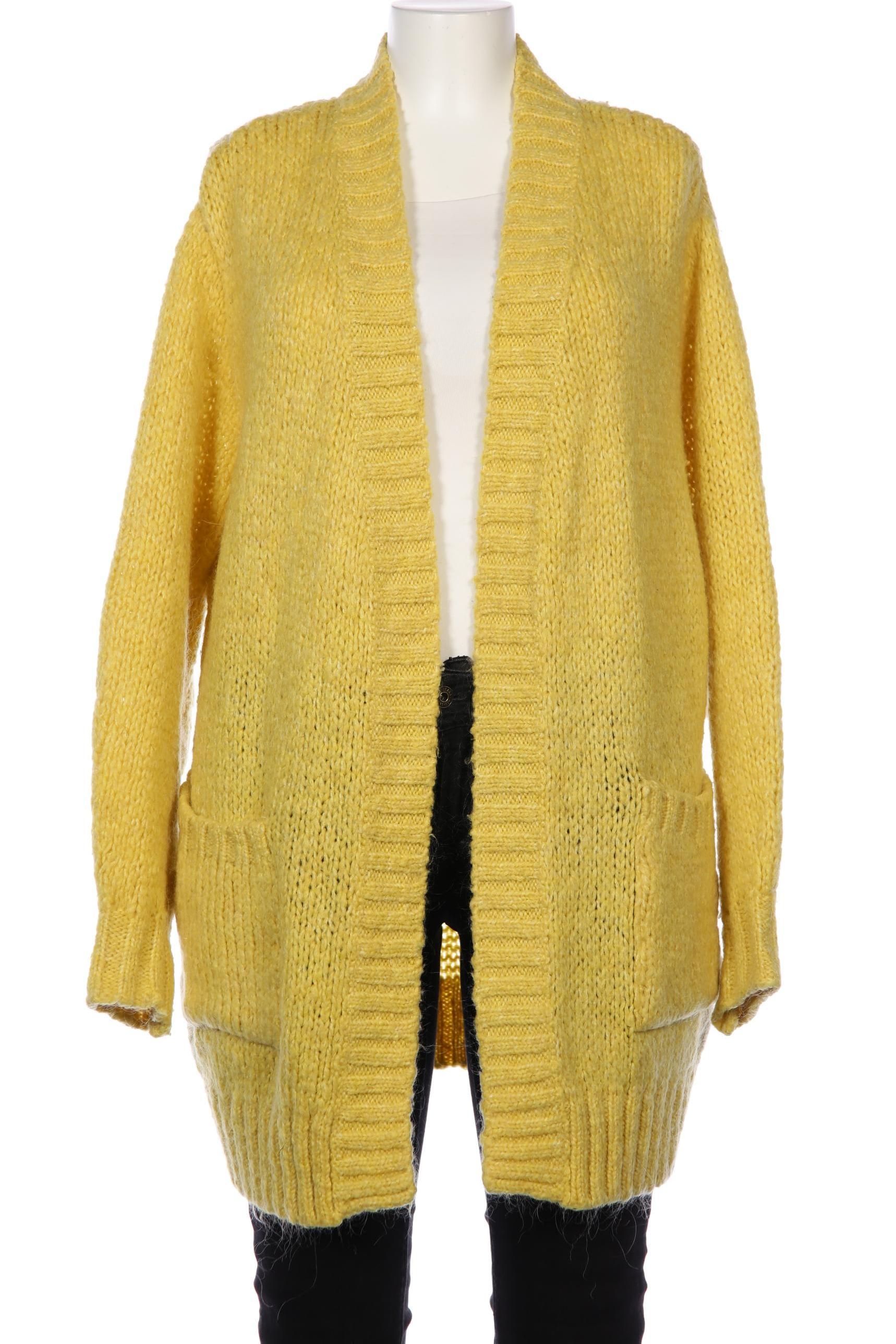 

Zara Damen Strickjacke, gelb, Gr. 36