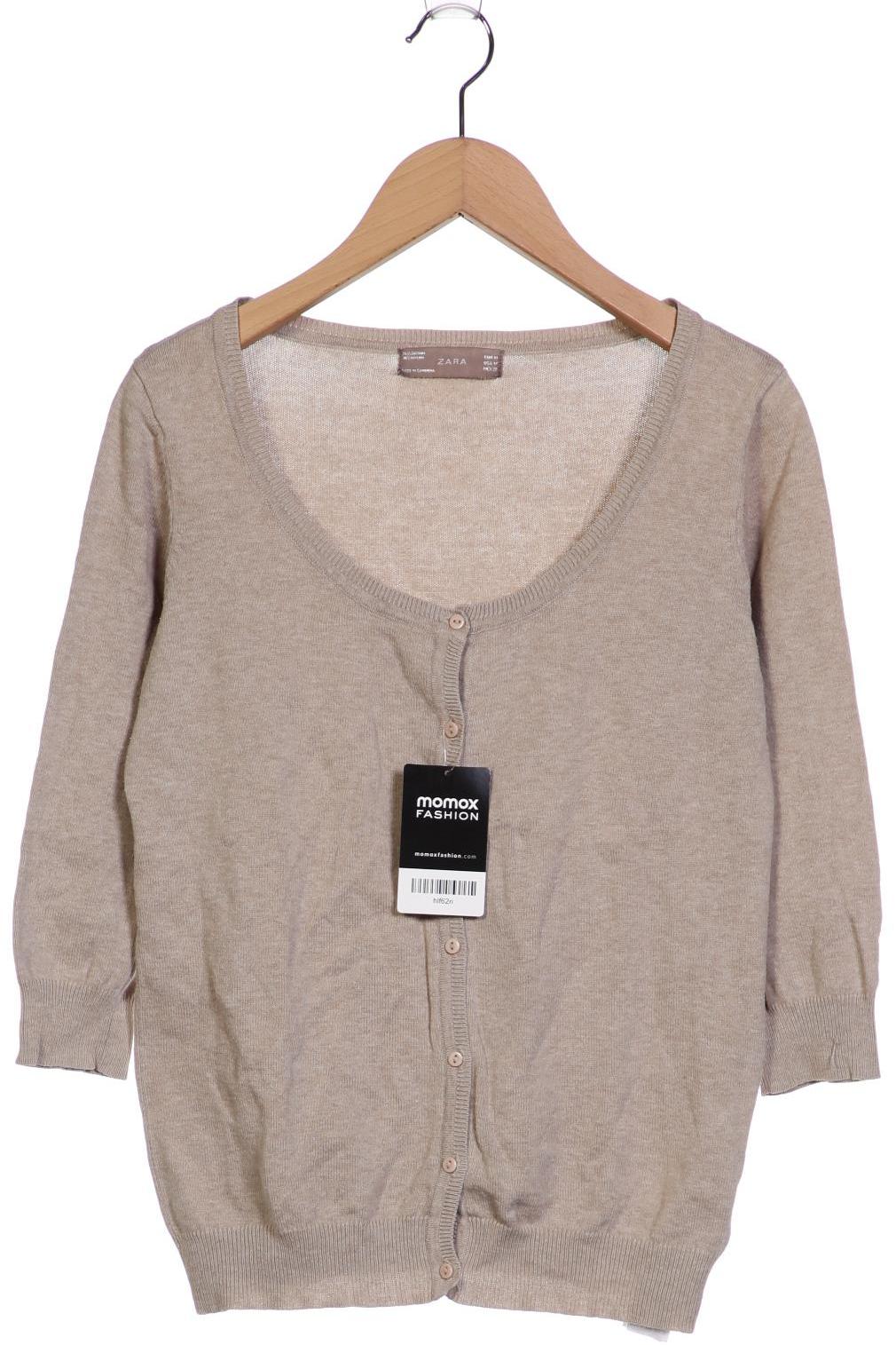 

ZARA Damen Strickjacke, beige