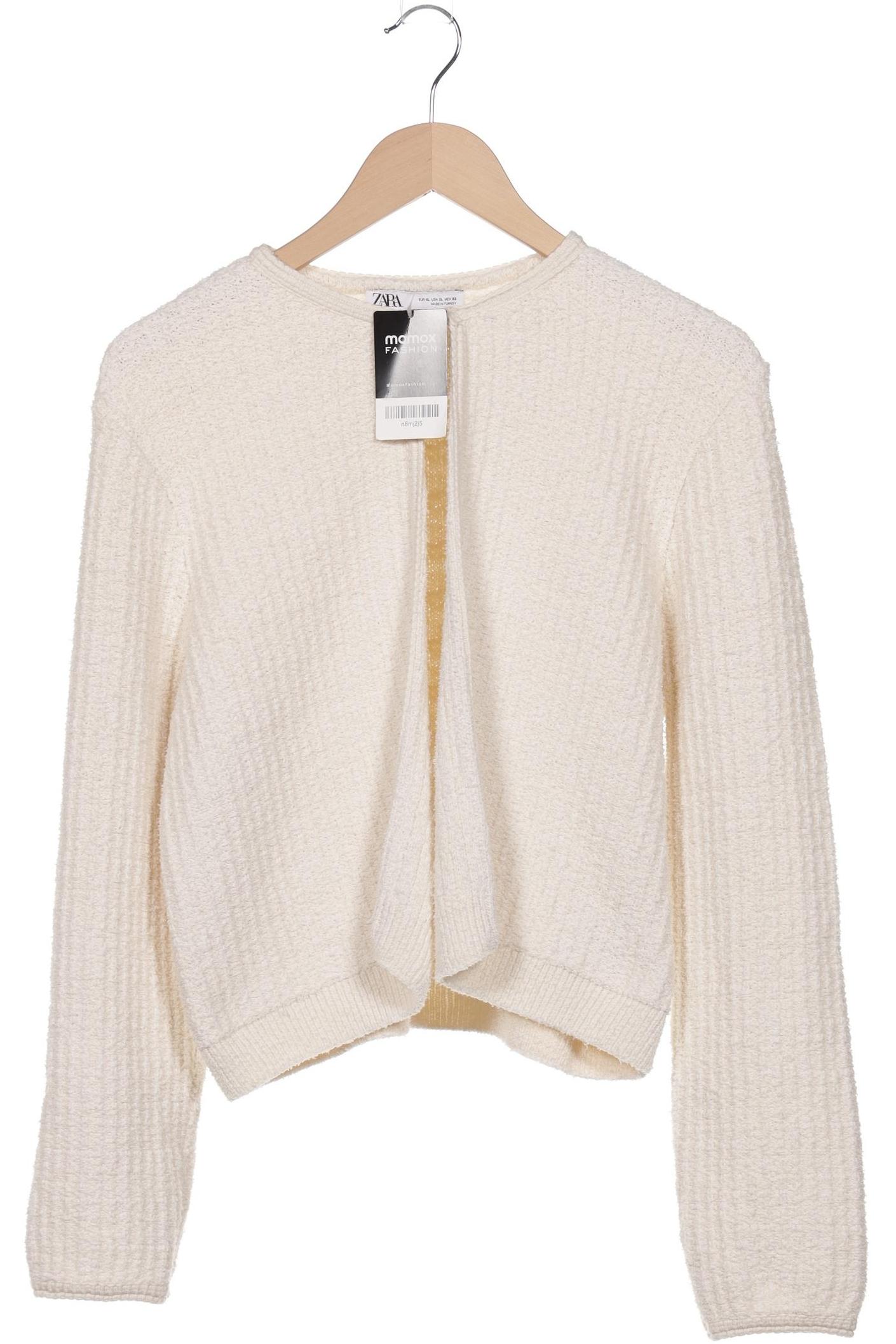 

Zara Damen Strickjacke, cremeweiß, Gr. 44