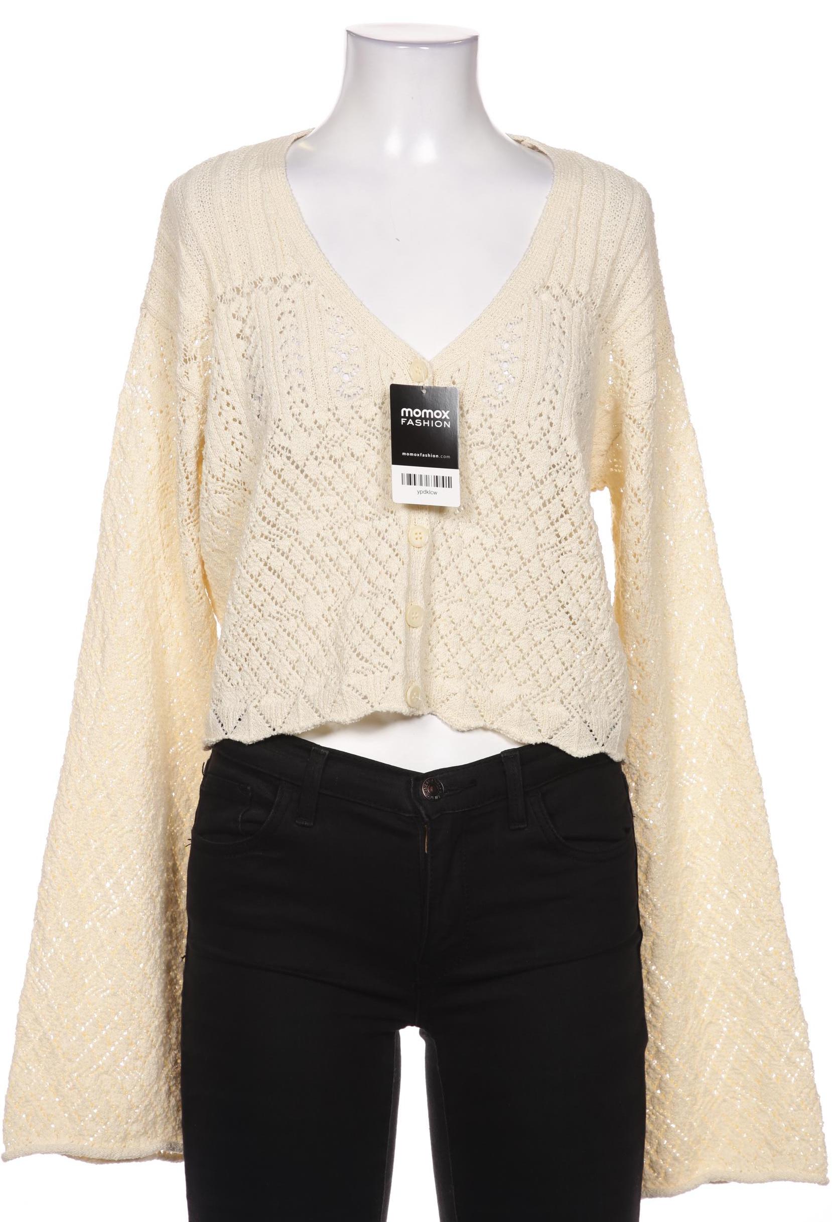 

Zara Damen Strickjacke, cremeweiß, Gr. 36