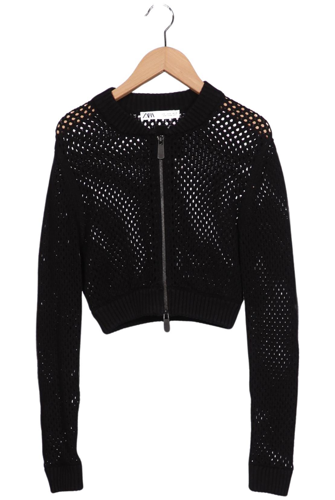 

Zara Damen Strickjacke, schwarz, Gr. 36