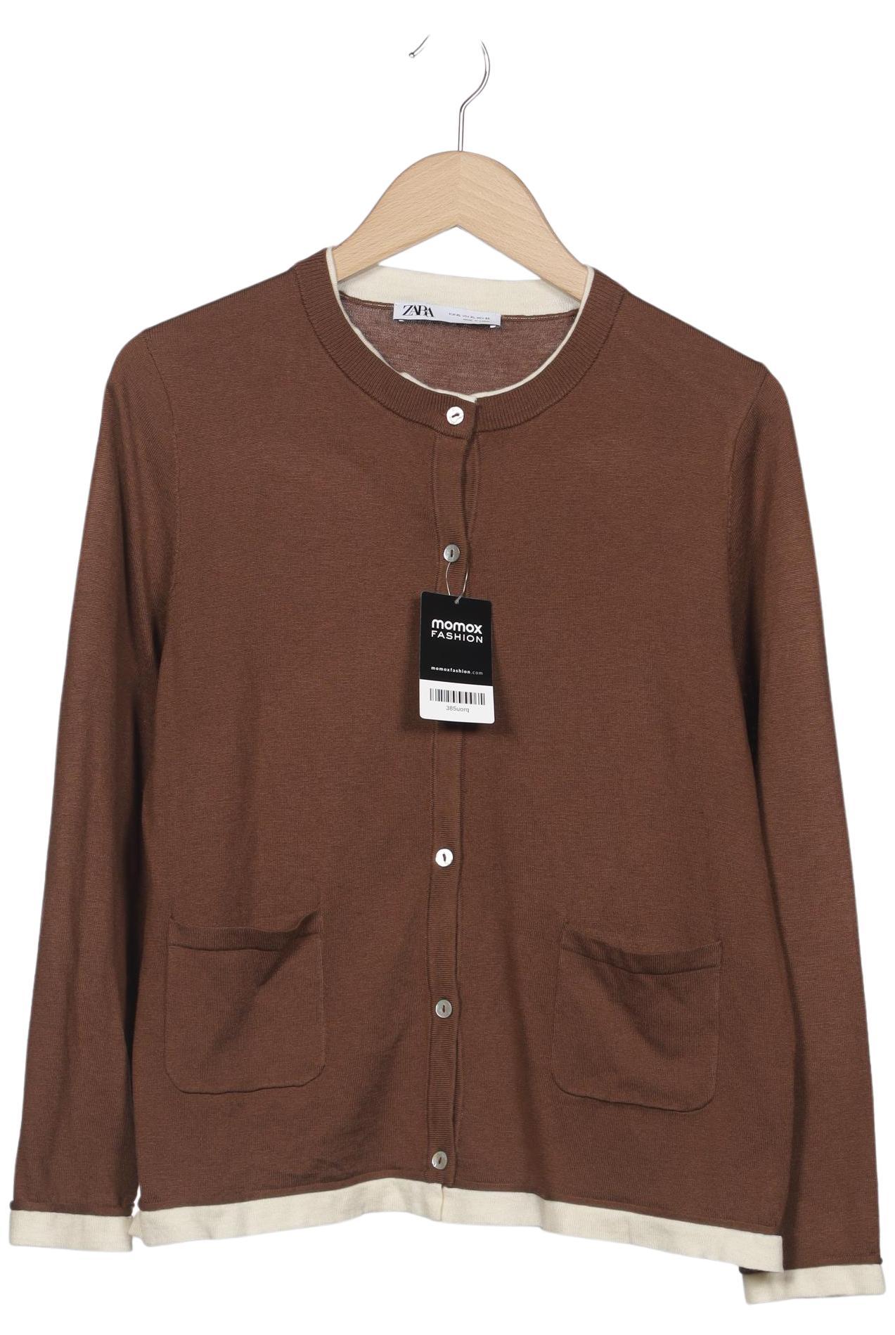 

Zara Damen Strickjacke, braun, Gr. 44
