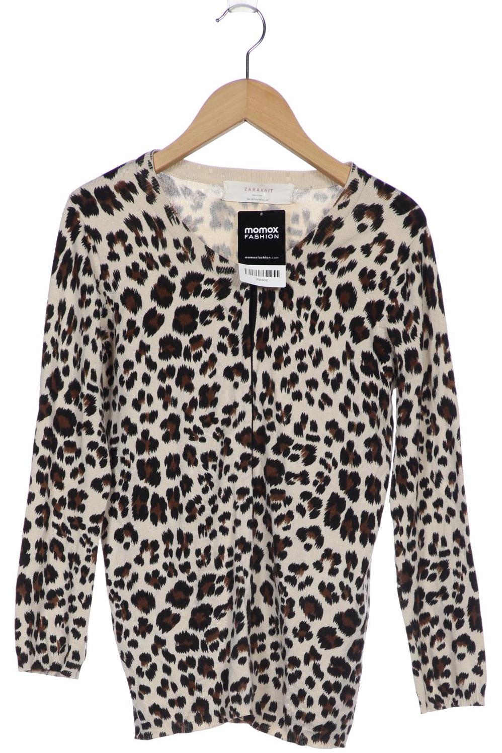 

ZARA Damen Strickjacke, beige