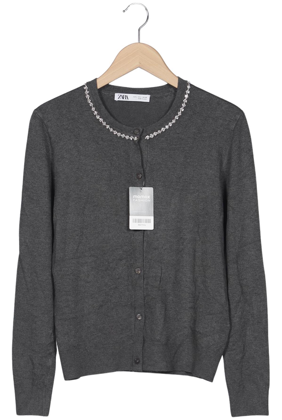 

Zara Damen Strickjacke, grau, Gr. 42