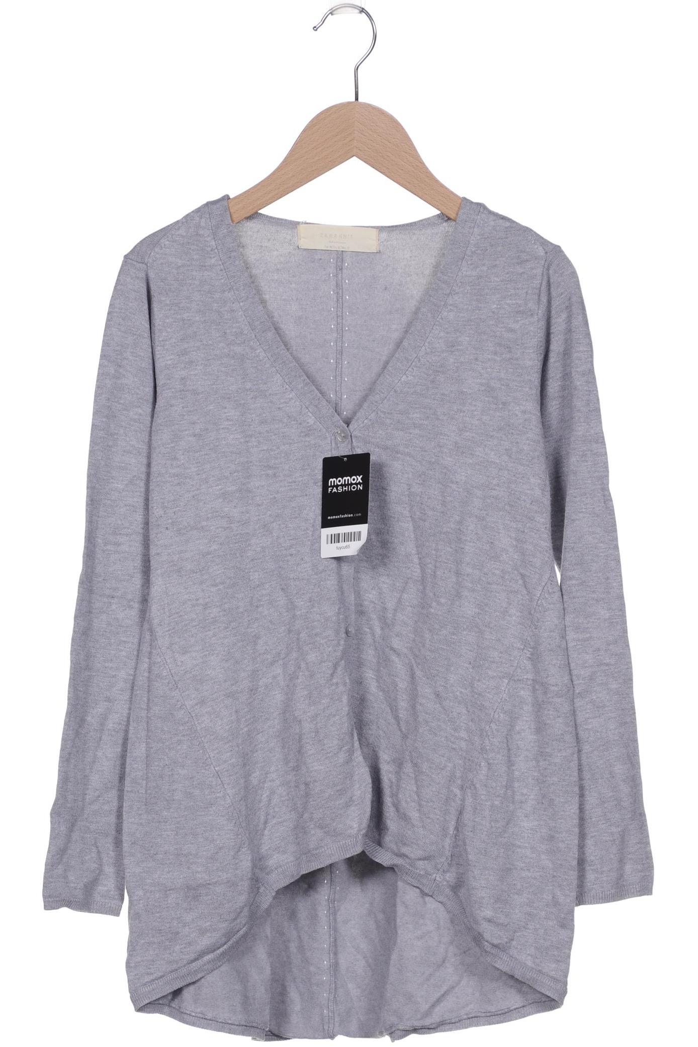 

ZARA Damen Strickjacke, grau