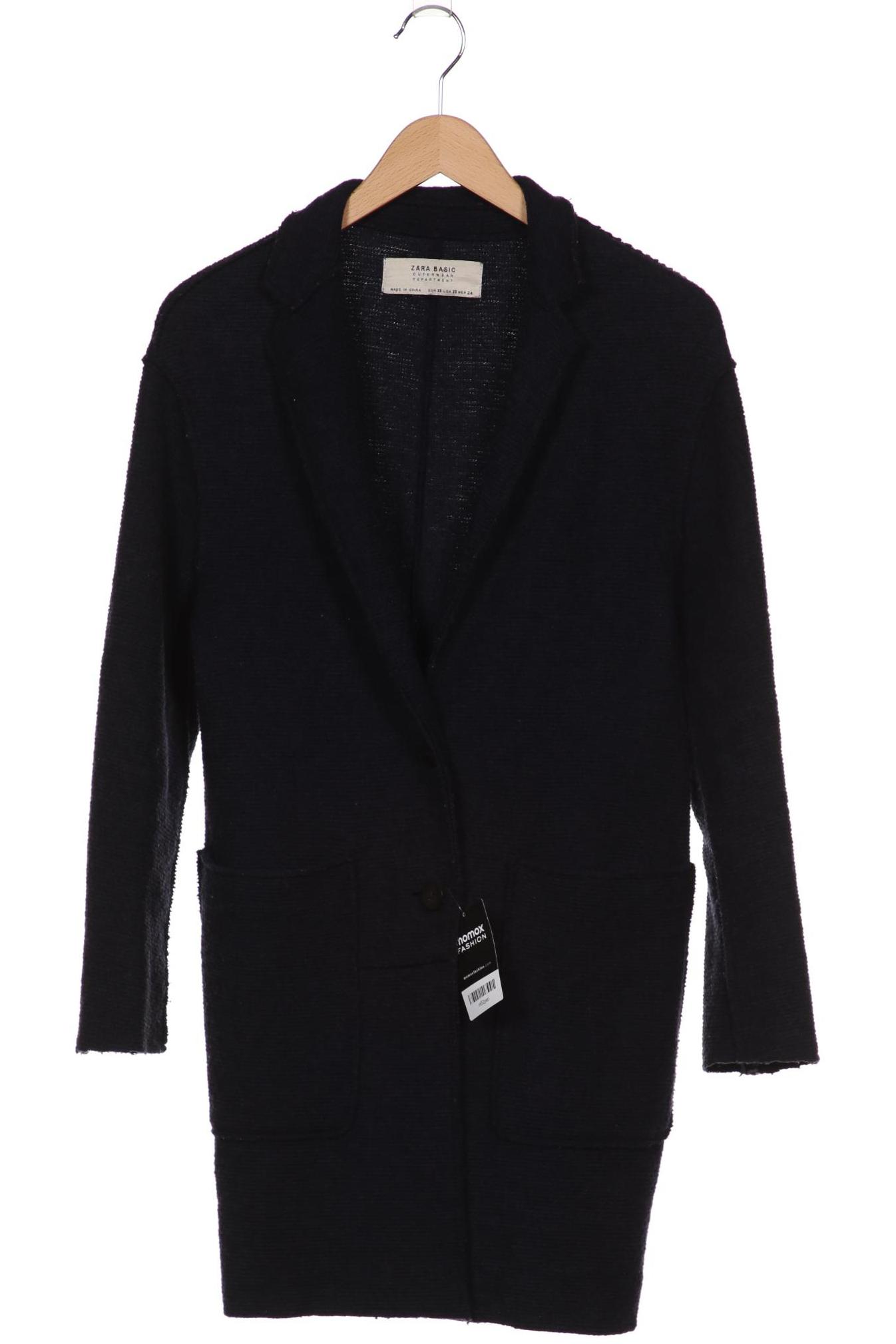 

ZARA Damen Strickjacke, marineblau