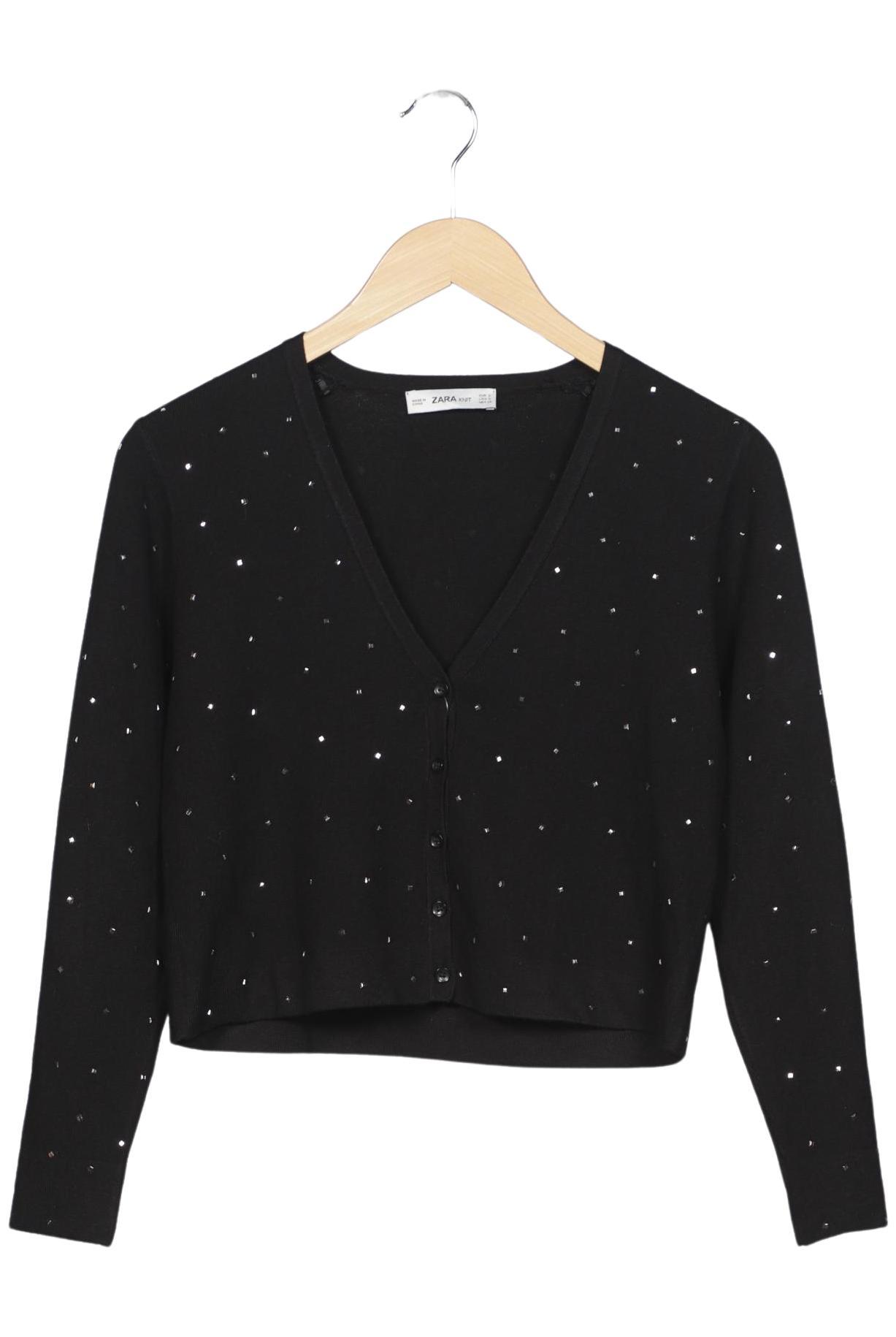 

Zara Damen Strickjacke, schwarz, Gr. 36