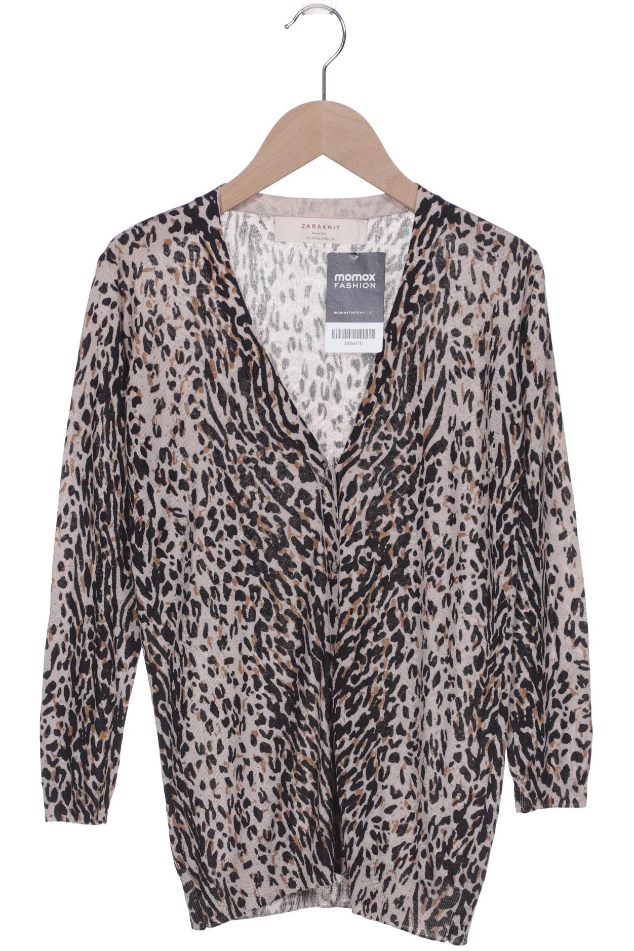 

ZARA Damen Strickjacke, beige