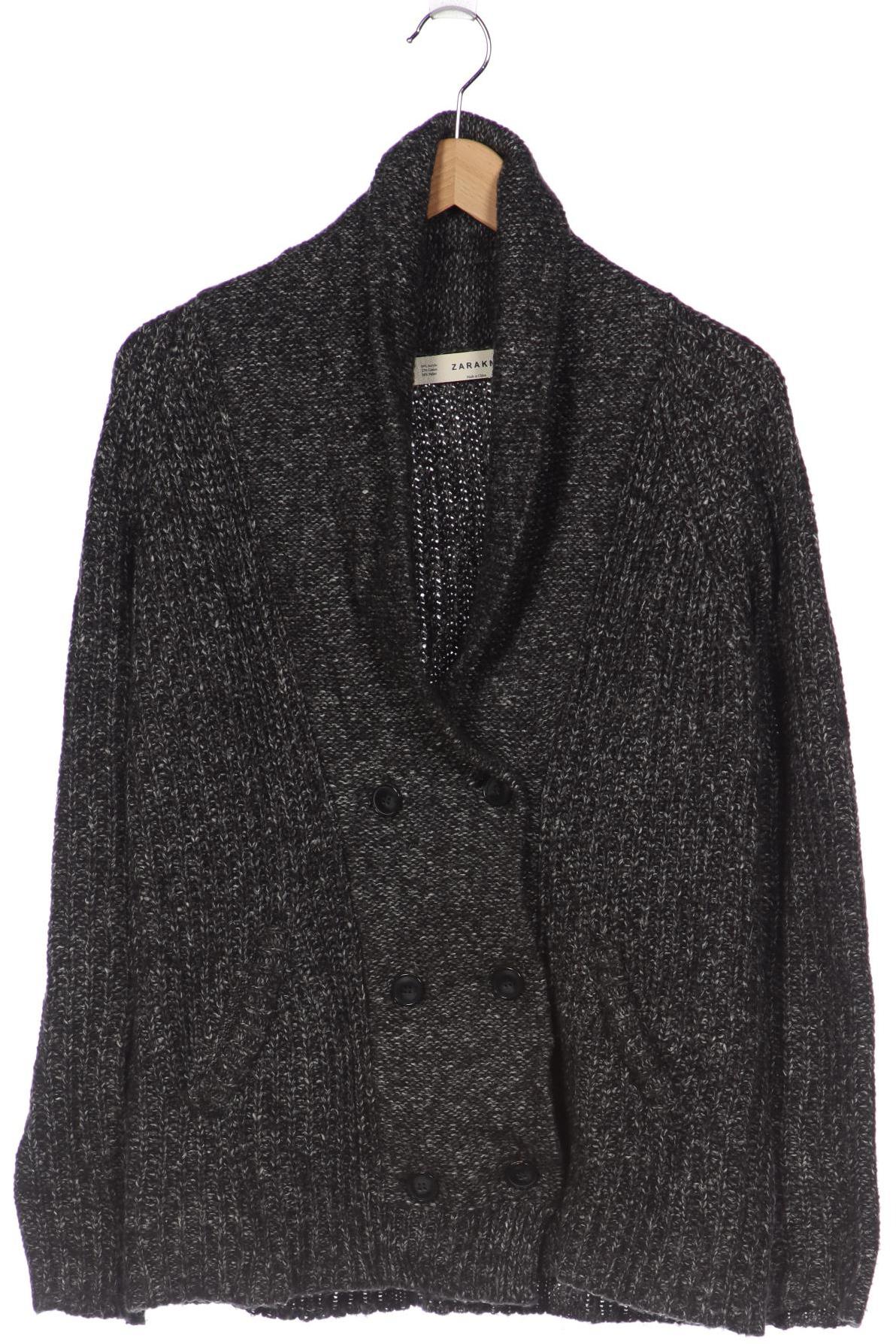 

ZARA Damen Strickjacke, grün