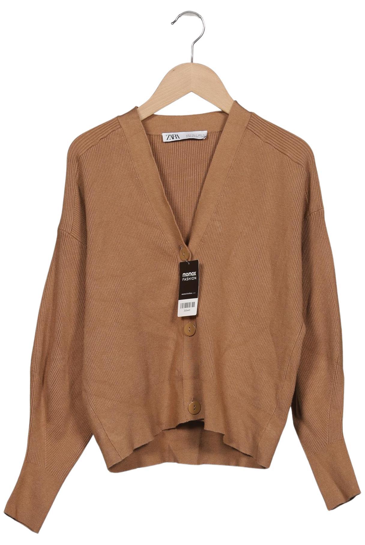 

Zara Damen Strickjacke, braun, Gr. 36