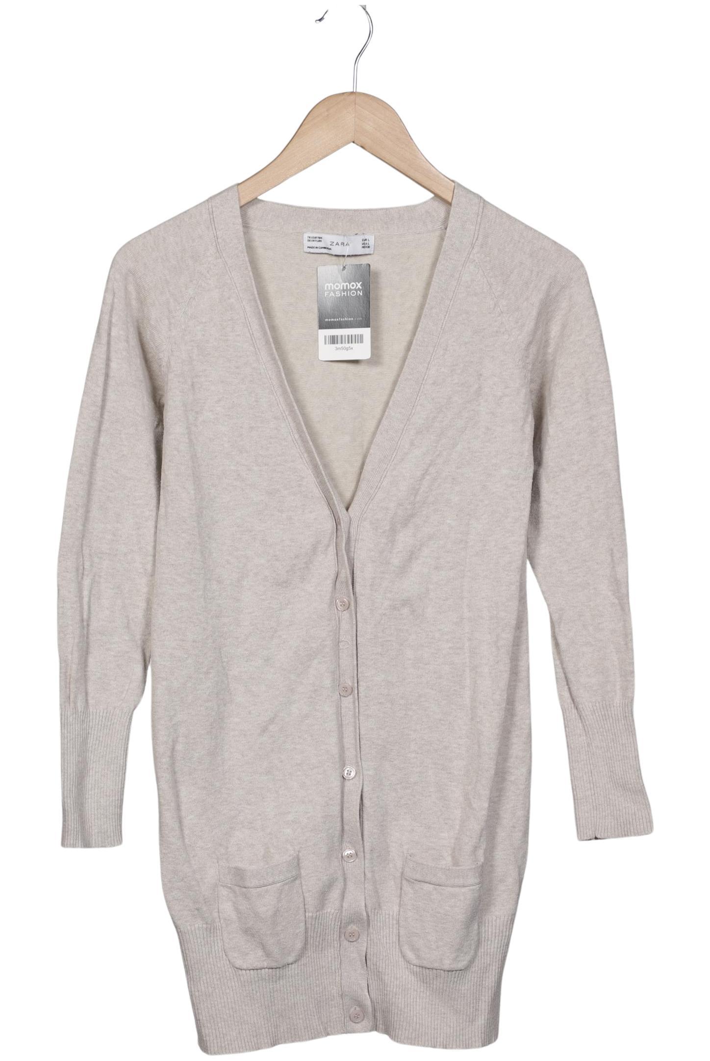 

Zara Damen Strickjacke, beige, Gr. 42