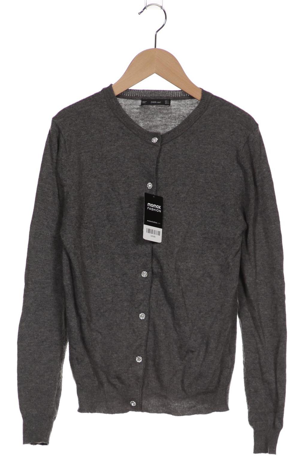 

ZARA Damen Strickjacke, grau