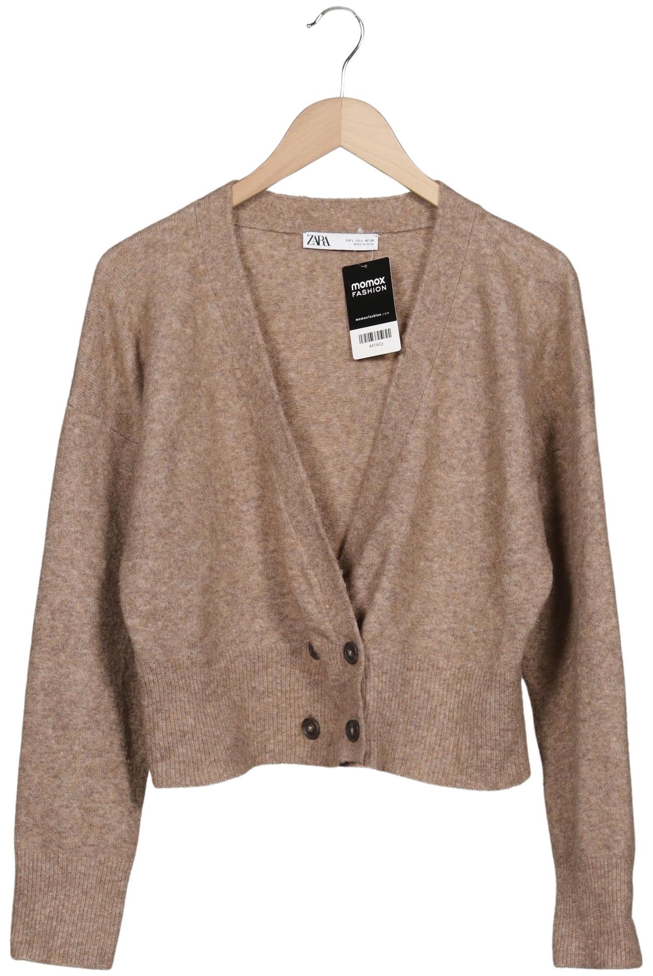 

Zara Damen Strickjacke, beige, Gr. 42