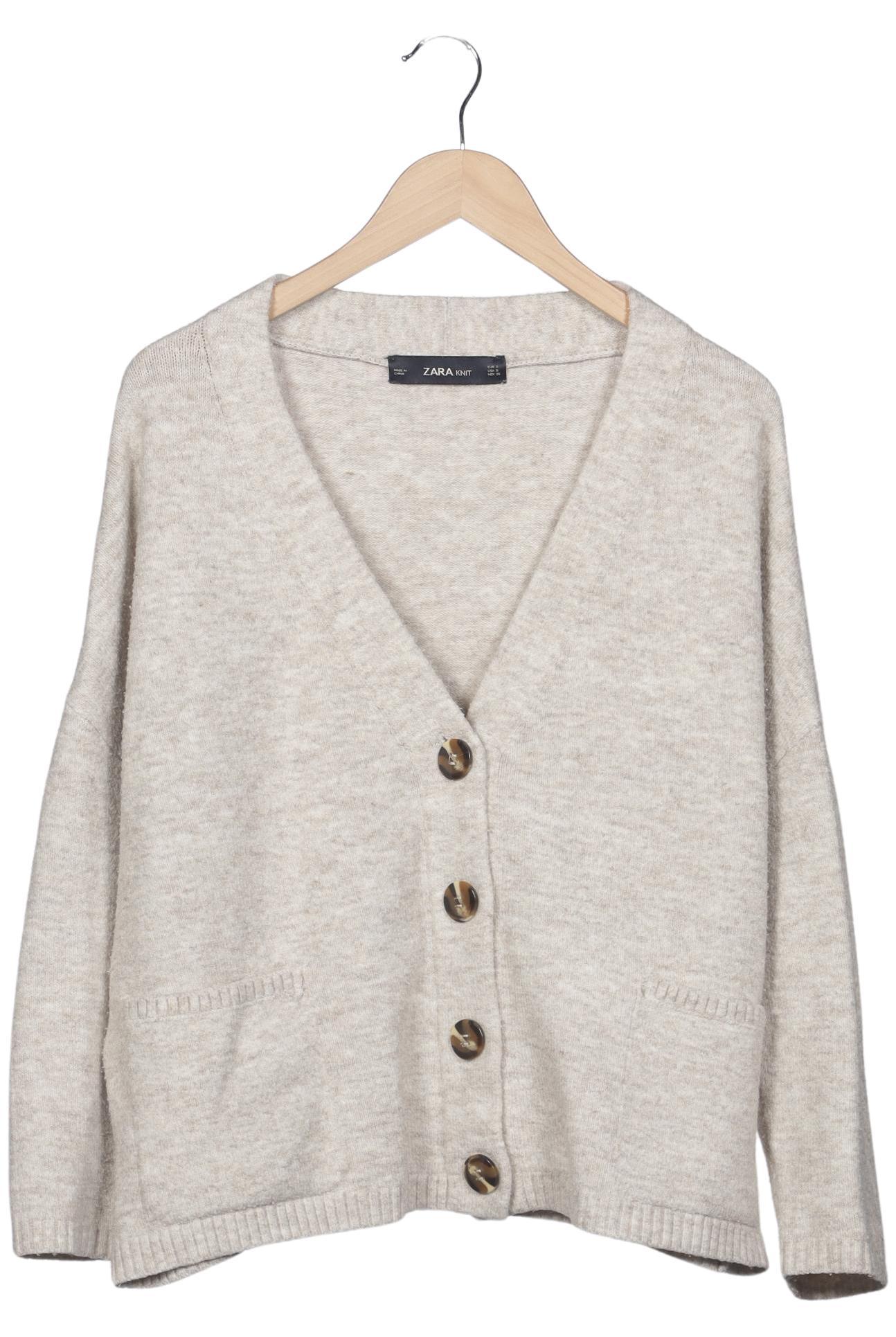 

Zara Damen Strickjacke, beige, Gr. 36