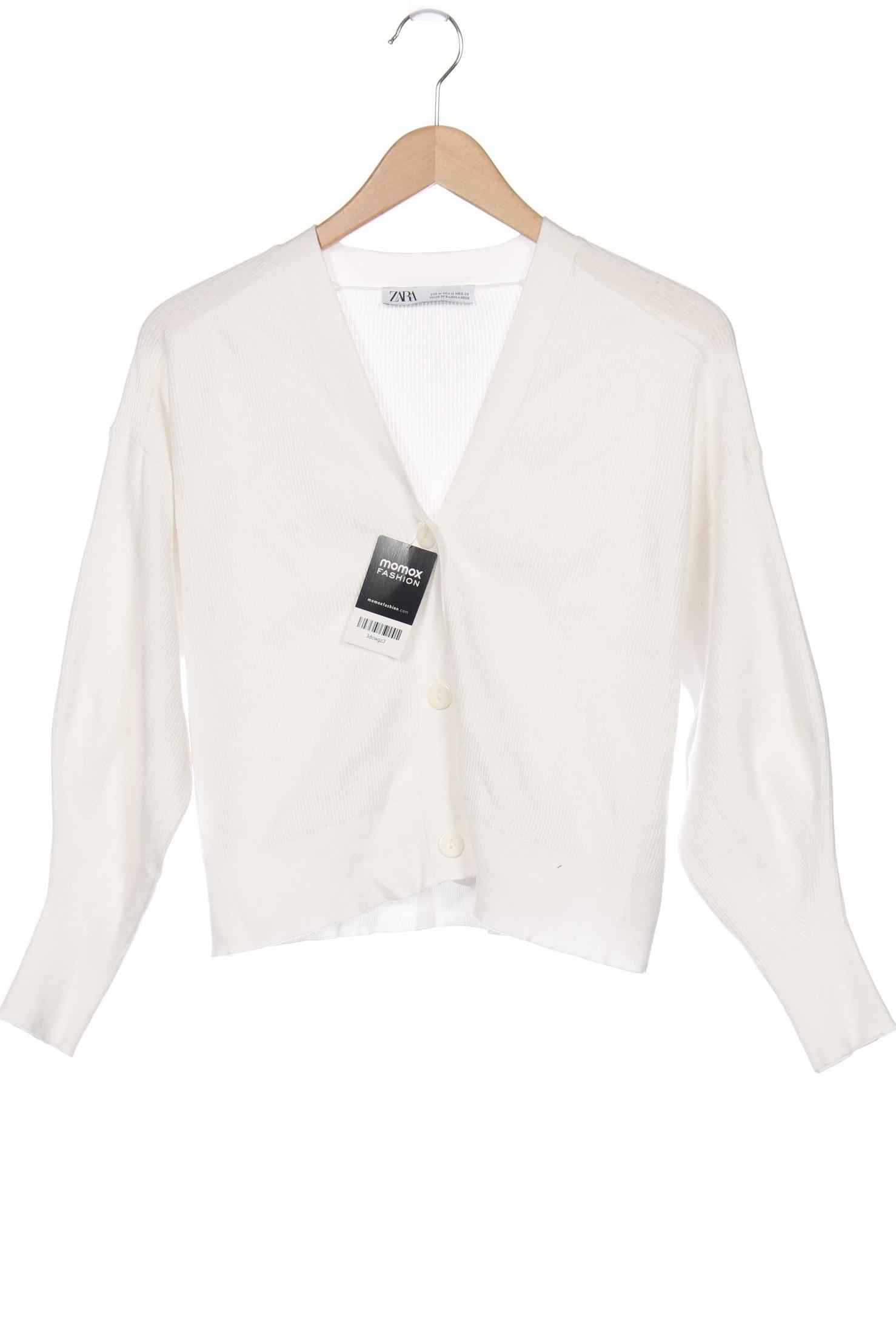 

ZARA Damen Strickjacke, weiß