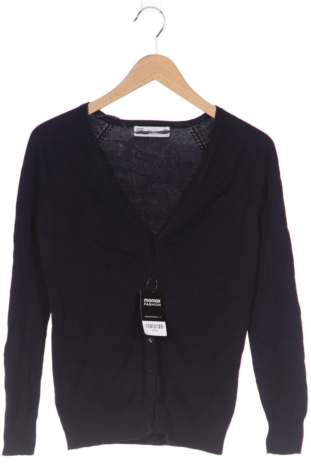

ZARA Damen Strickjacke, marineblau