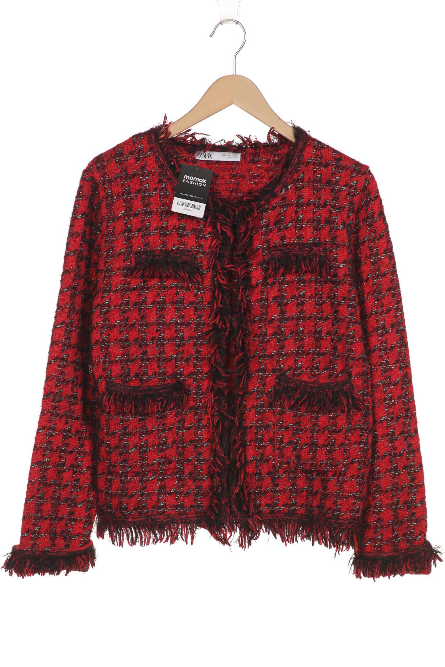 

Zara Damen Strickjacke, rot, Gr. 42