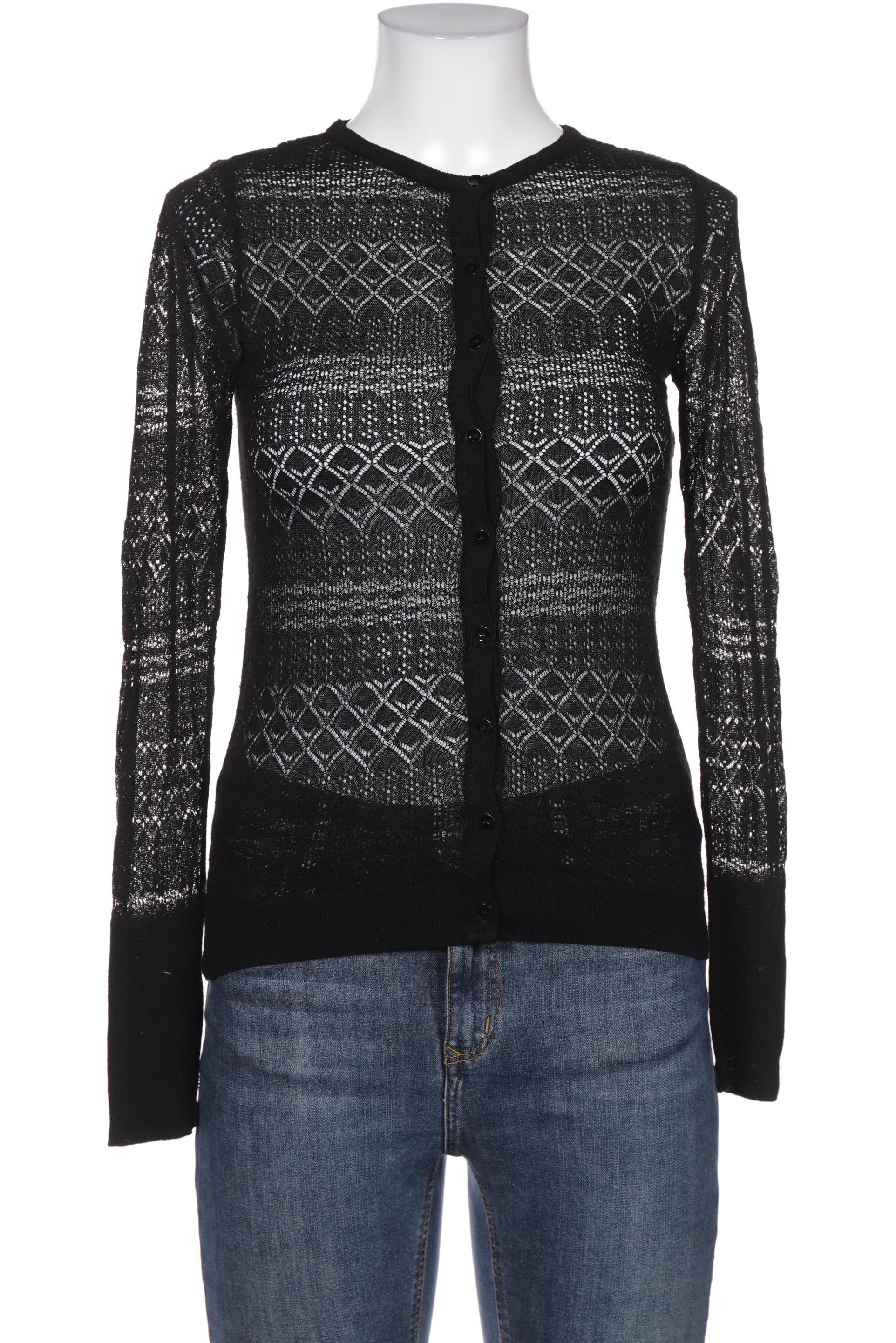 

ZARA Damen Strickjacke, schwarz