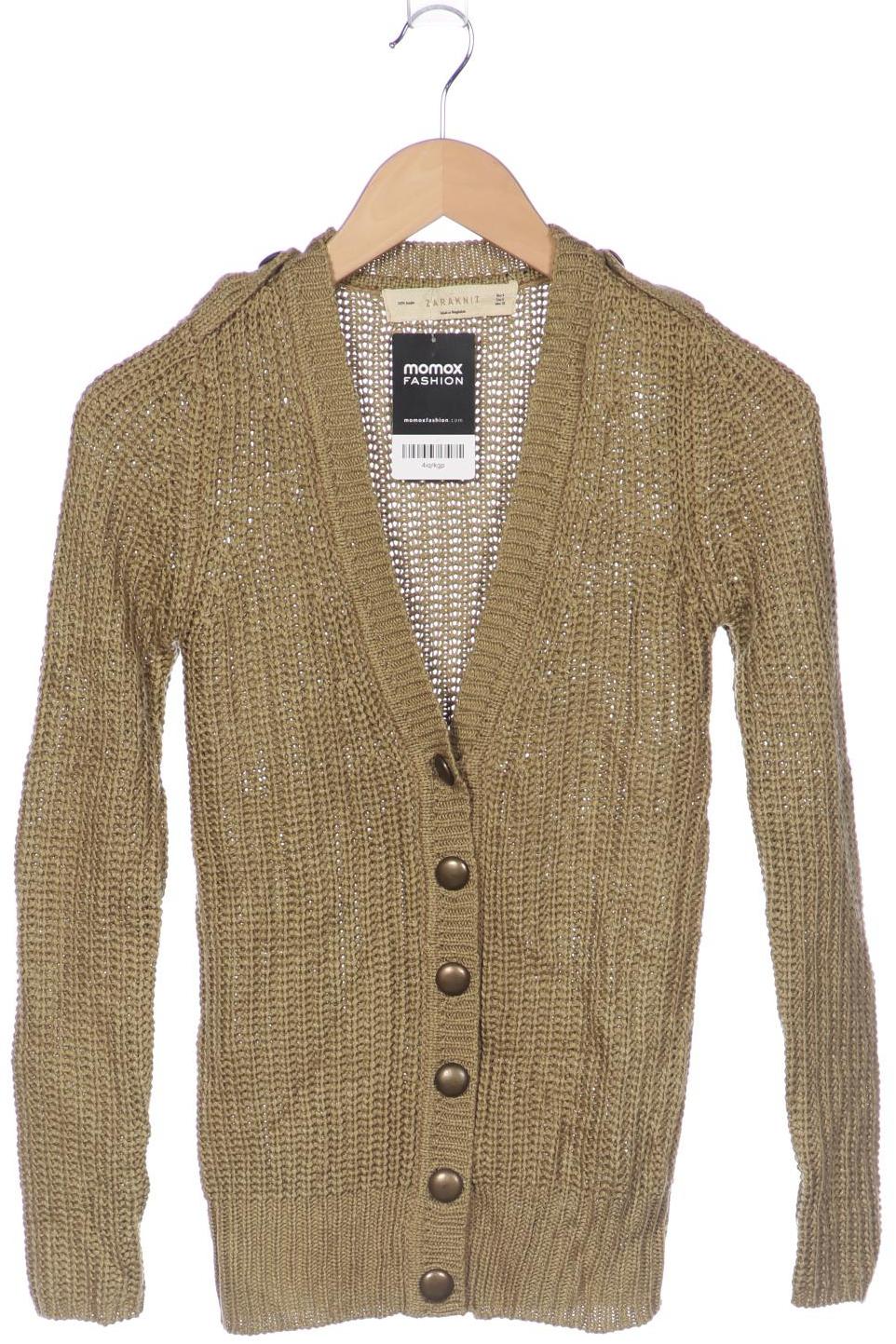 

ZARA Damen Strickjacke, beige