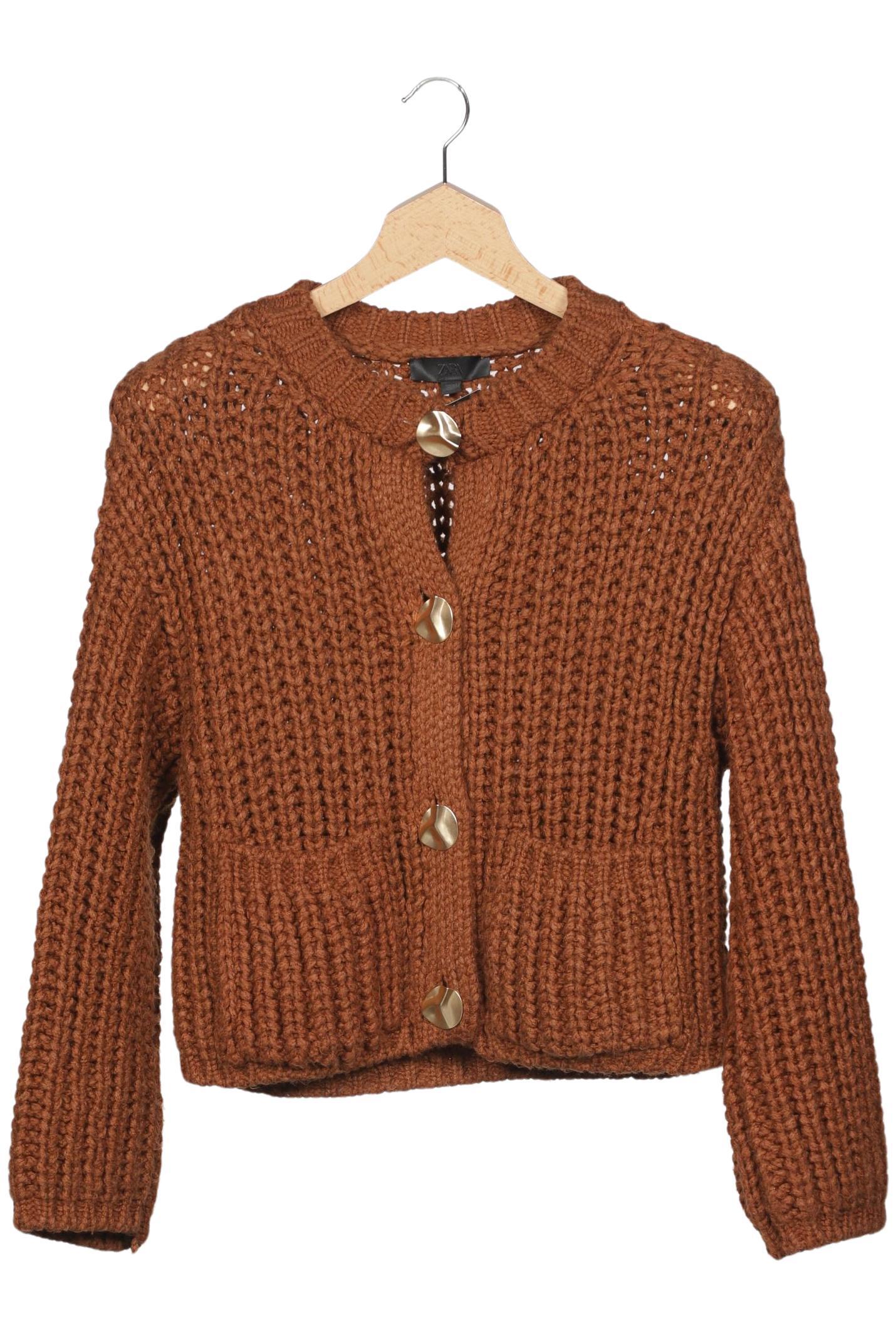 

Zara Damen Strickjacke, braun, Gr. 42