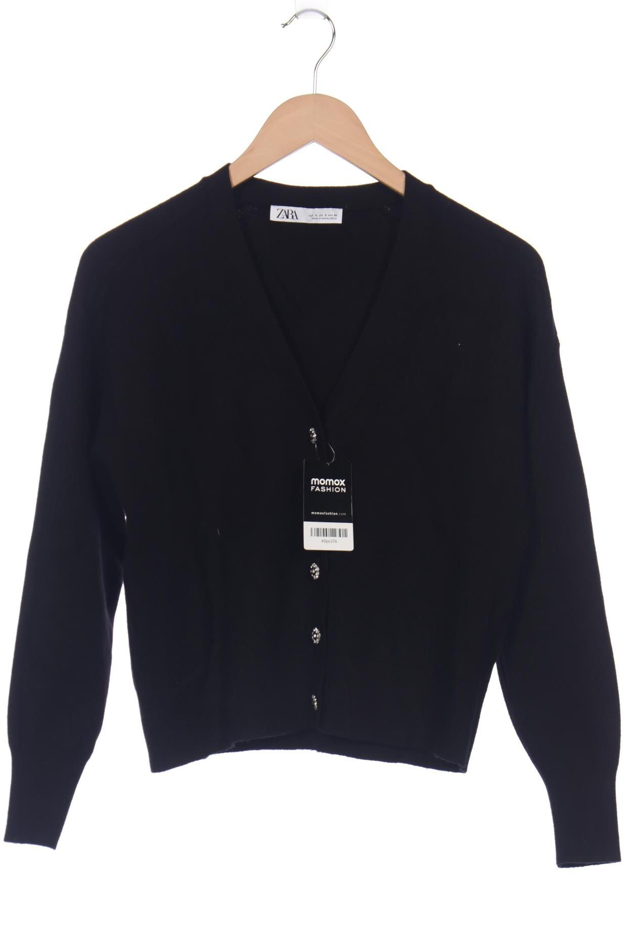 

ZARA Damen Strickjacke, schwarz