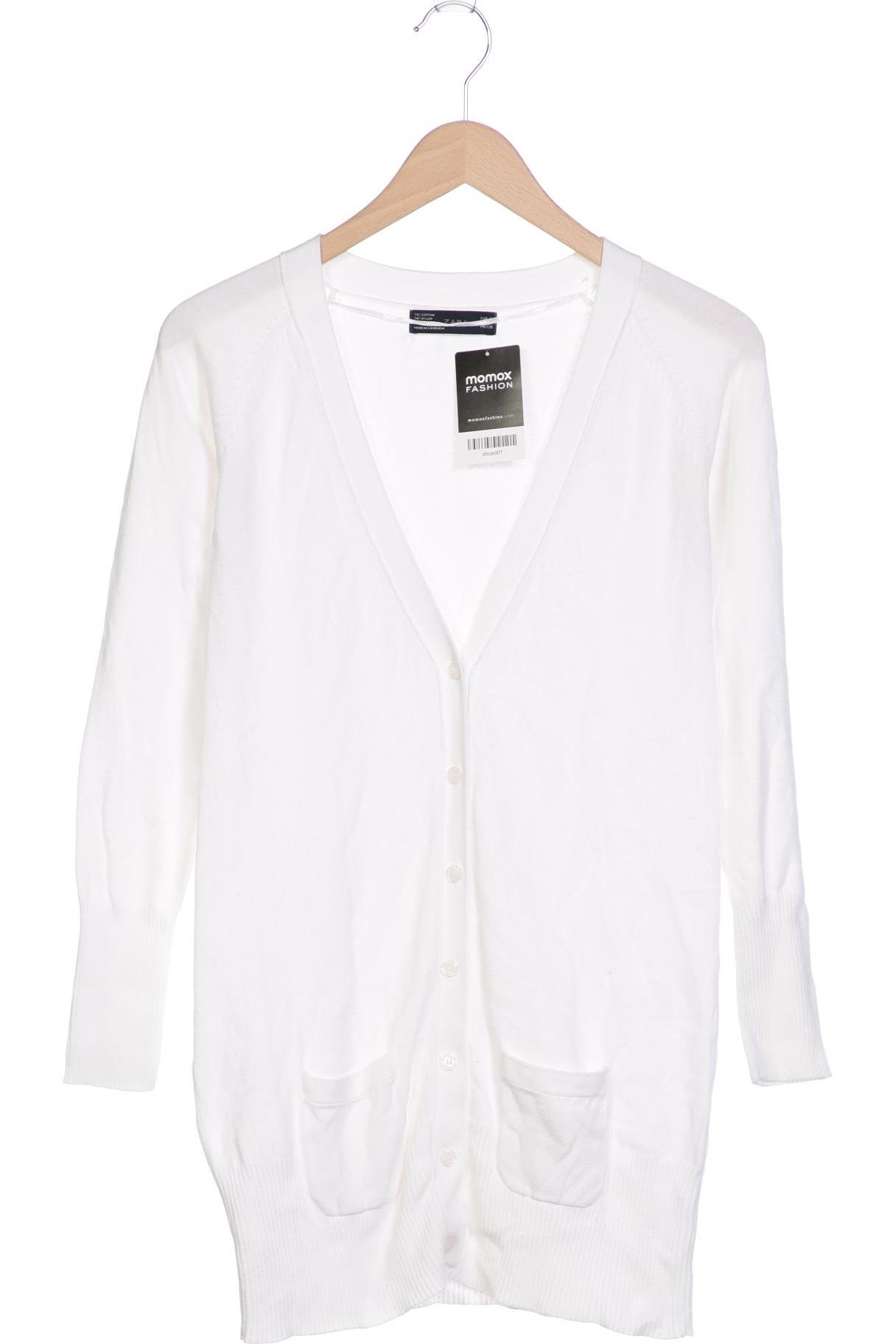 

Zara Damen Strickjacke, weiß, Gr. 36