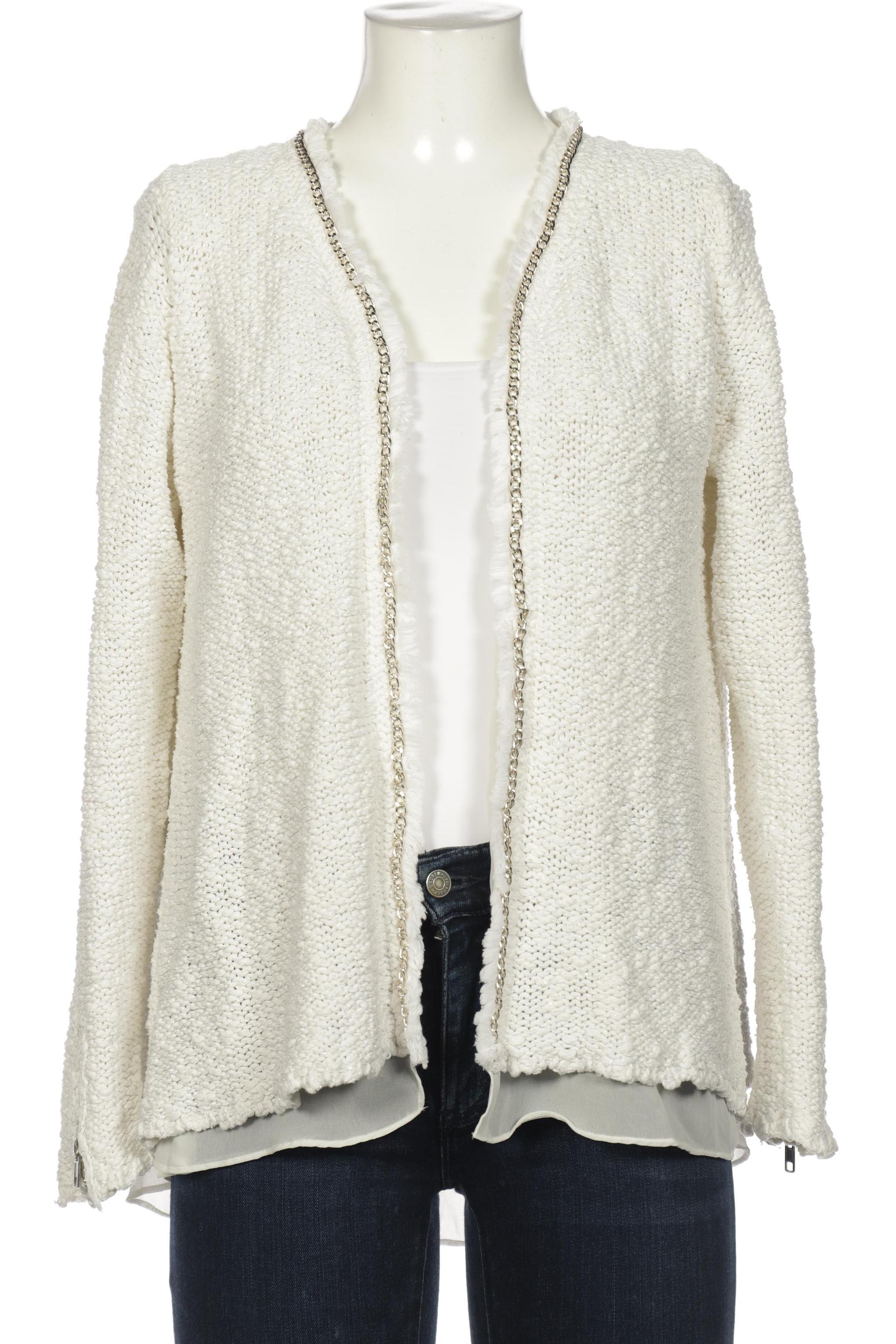 

Zara Damen Strickjacke, weiß, Gr. 42