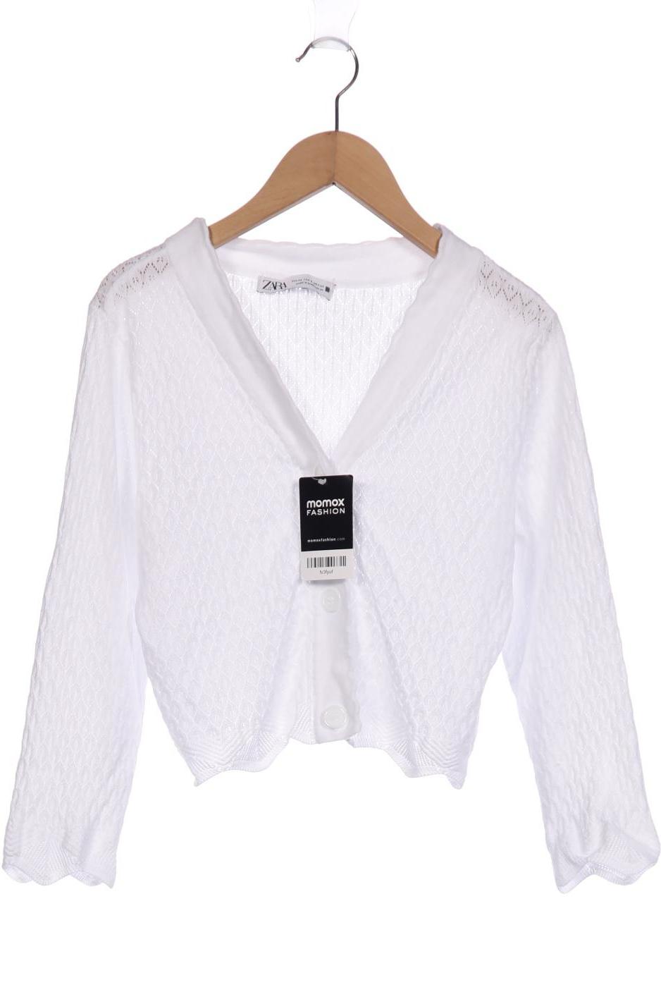

ZARA Damen Strickjacke, weiß