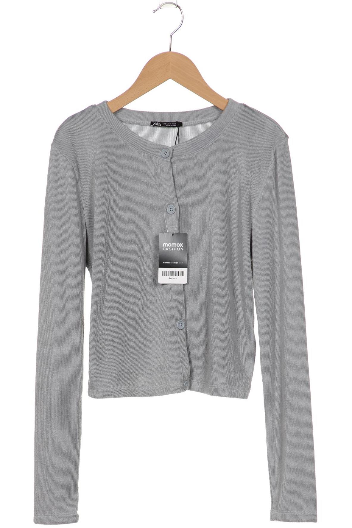 

ZARA Damen Strickjacke, grau