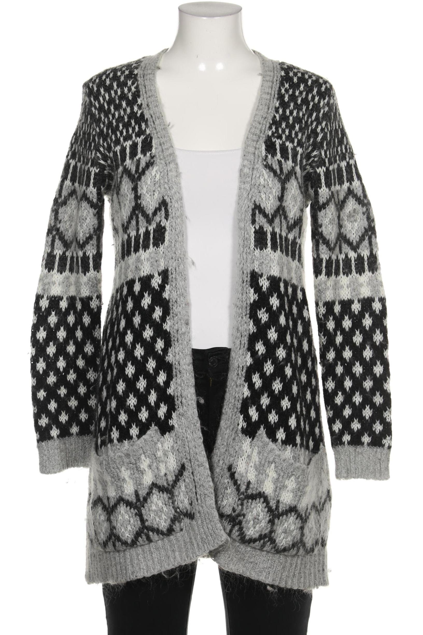 

ZARA Damen Strickjacke, grau
