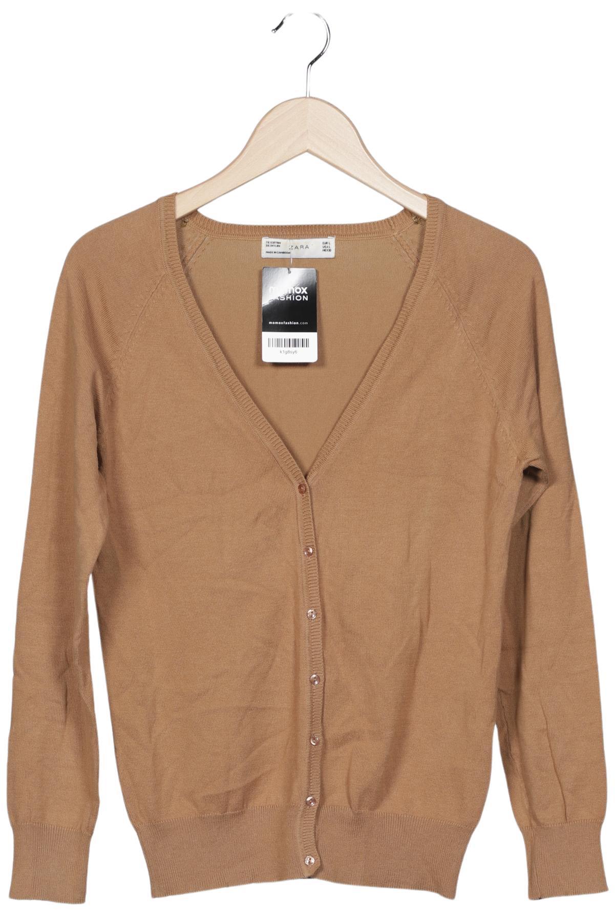 

Zara Damen Strickjacke, beige, Gr. 42