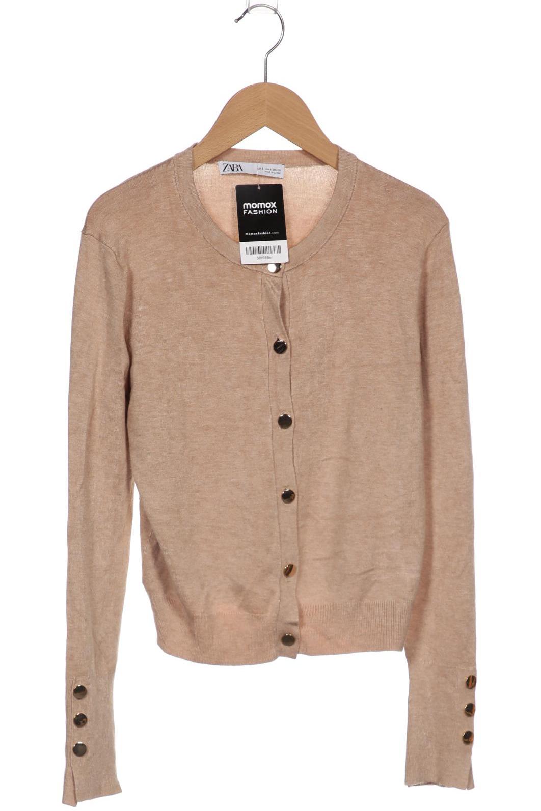 

ZARA Damen Strickjacke, beige