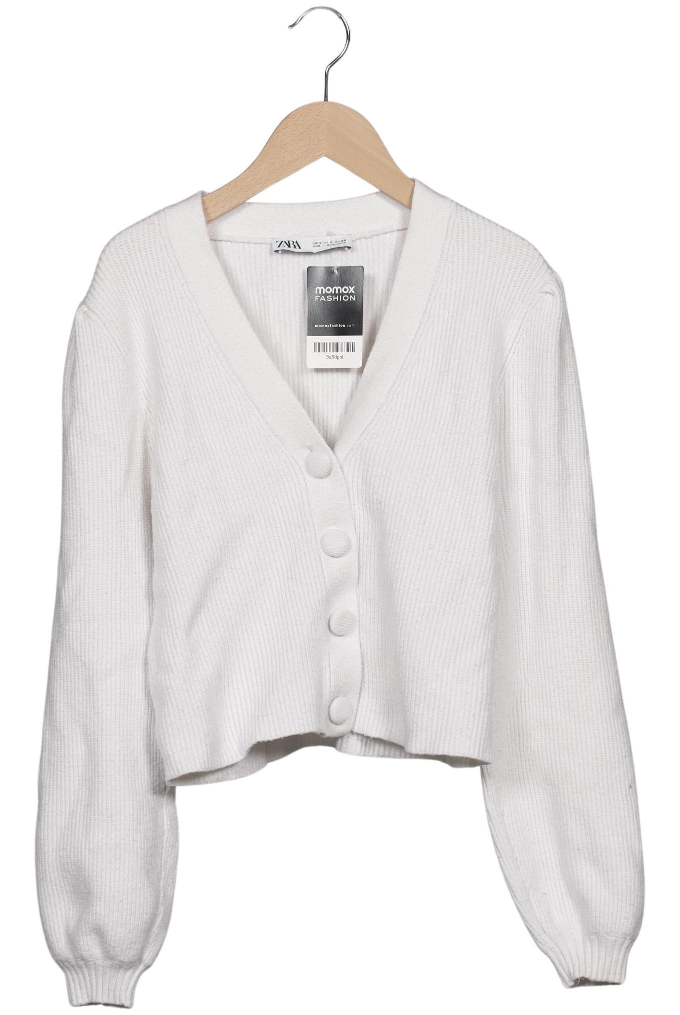 

Zara Damen Strickjacke, cremeweiß, Gr. 36