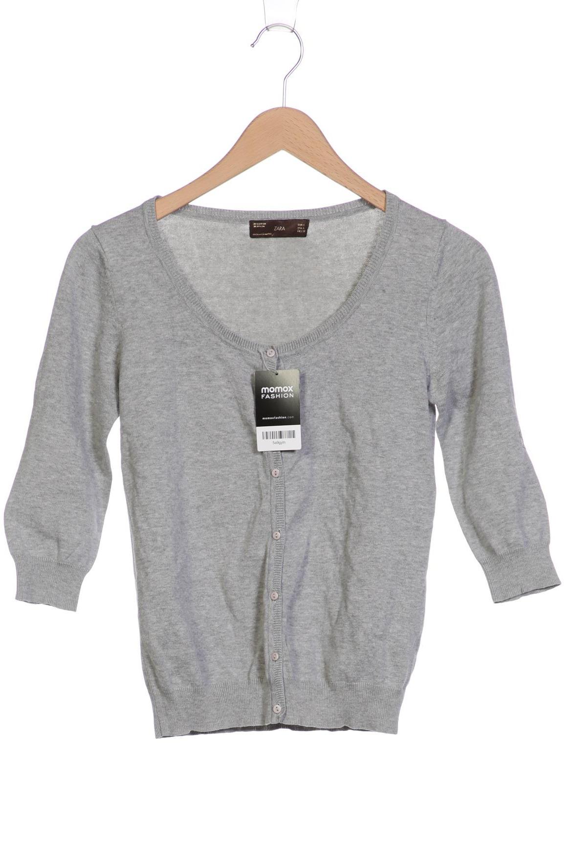 

ZARA Damen Strickjacke, grau