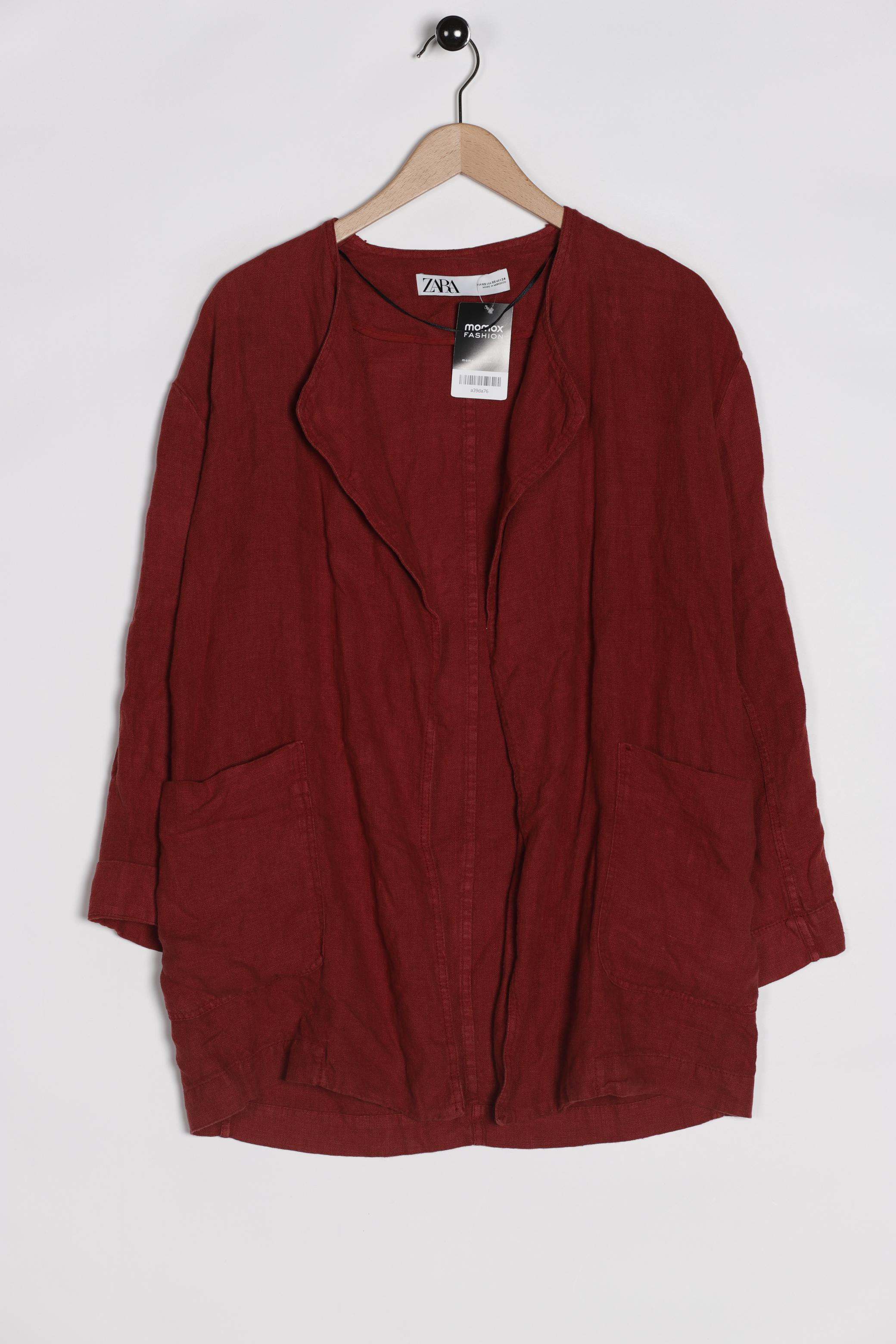 

ZARA Damen Strickjacke, rot