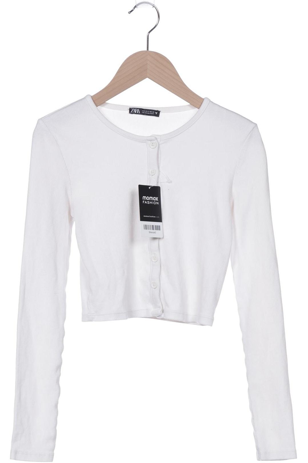 

Zara Damen Strickjacke, weiß, Gr. 36