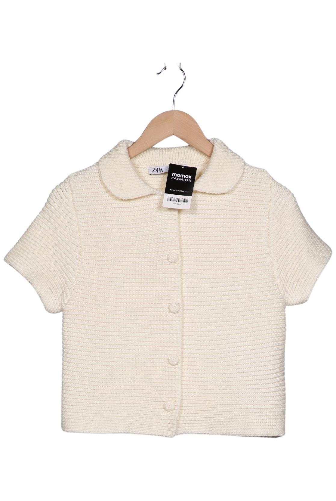 

Zara Damen Strickjacke, cremeweiß, Gr. 36