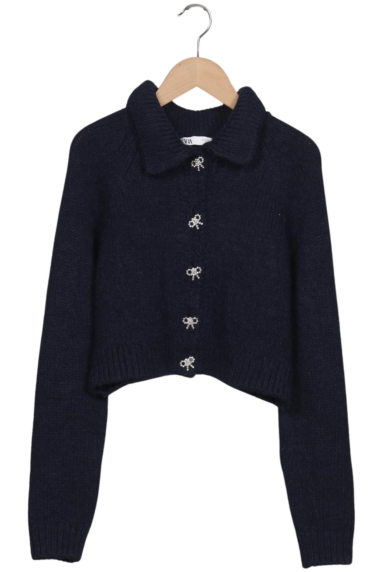 

Zara Damen Strickjacke, marineblau, Gr. 36