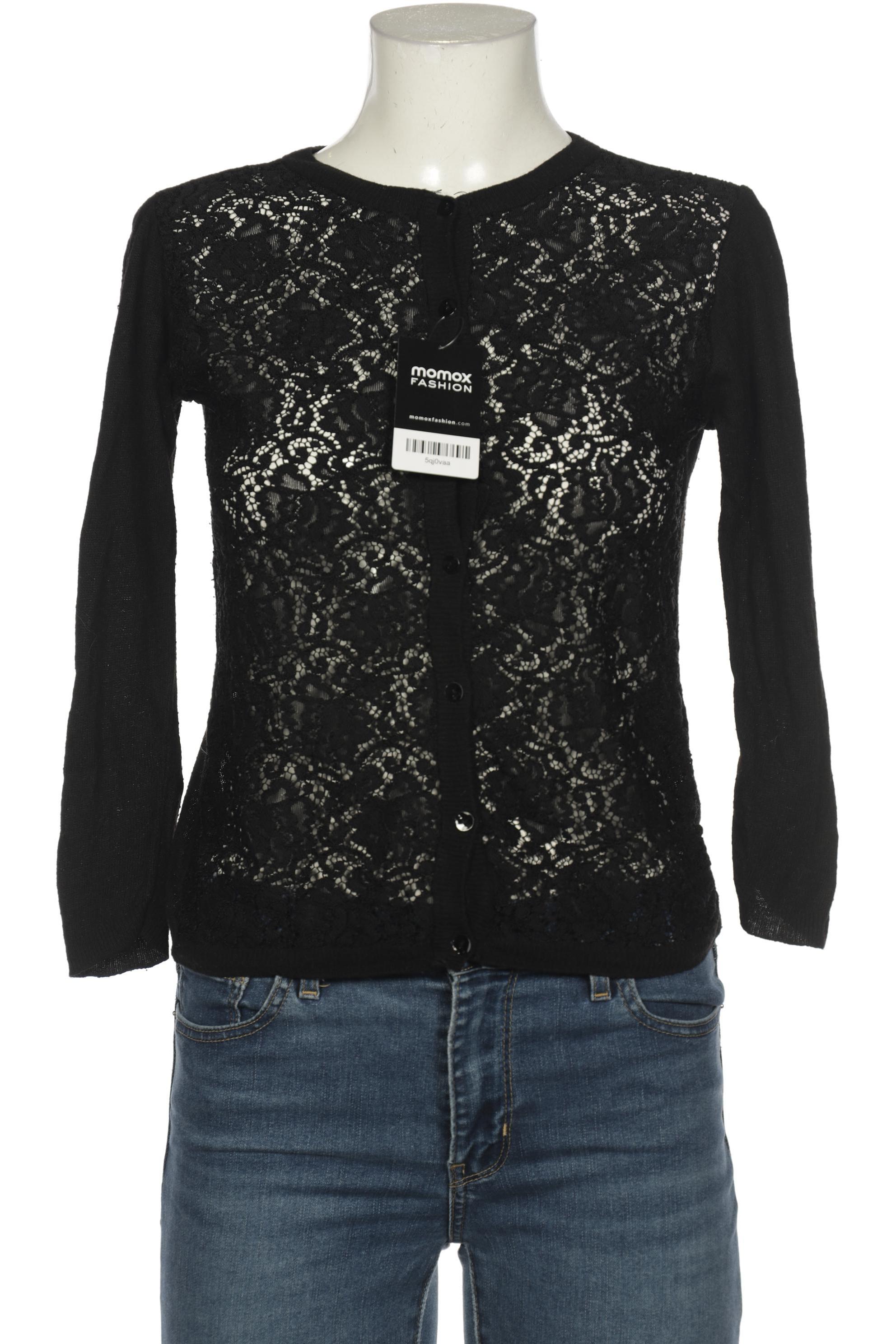 

ZARA Damen Strickjacke, schwarz