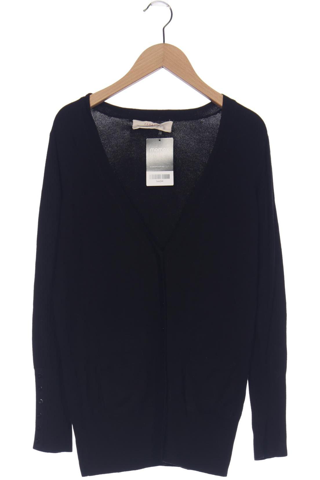

ZARA Damen Strickjacke, schwarz