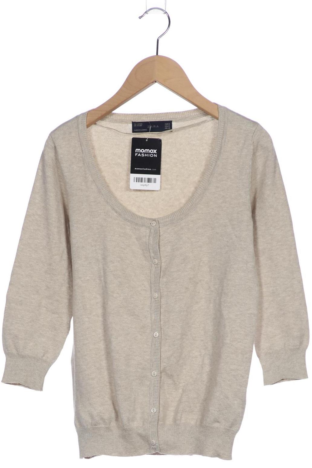 

Zara Damen Strickjacke, cremeweiß, Gr. 38