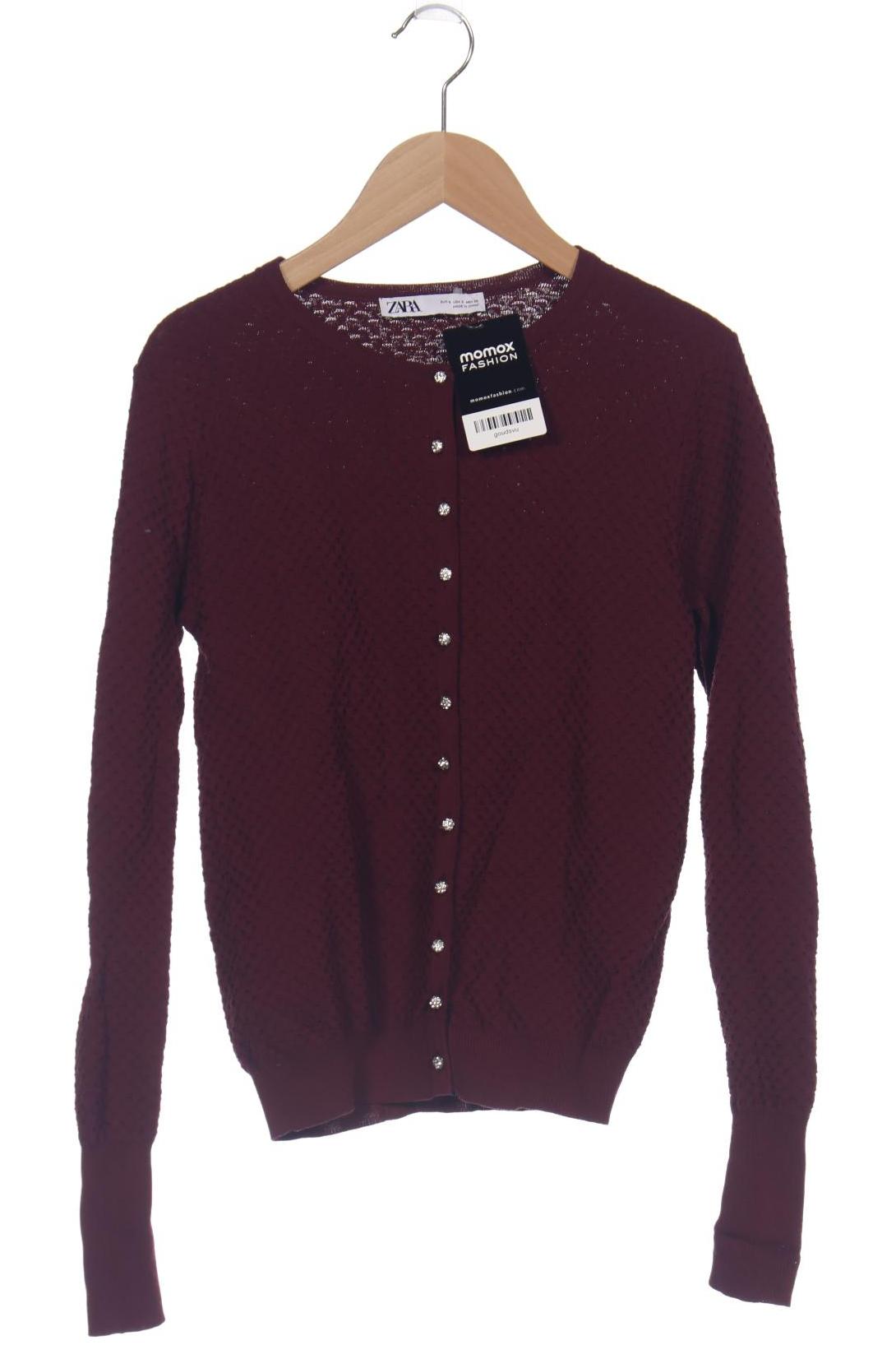 

Zara Damen Strickjacke, bordeaux, Gr. 36