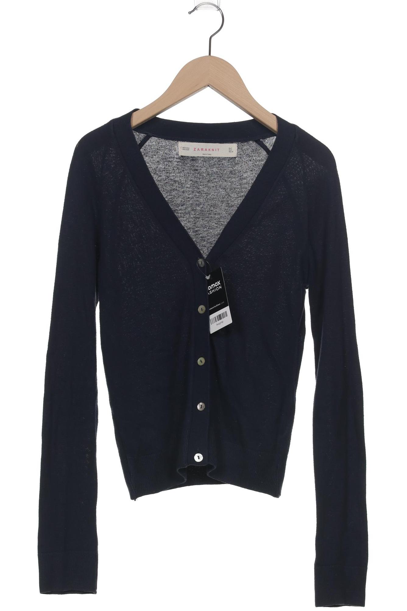 

Zara Damen Strickjacke, marineblau, Gr. 36