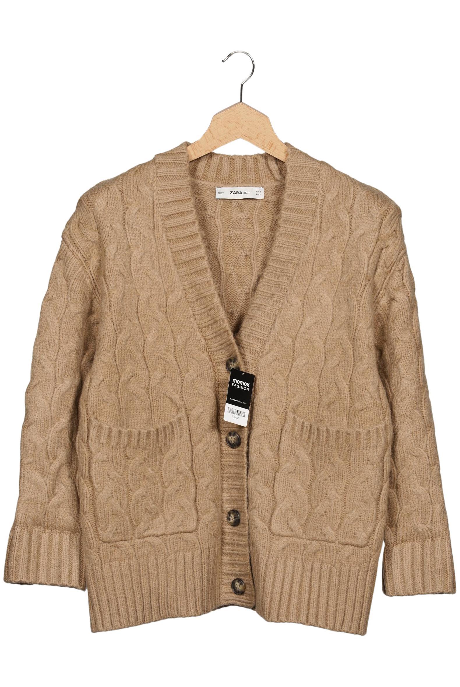 

Zara Damen Strickjacke, beige, Gr. 38
