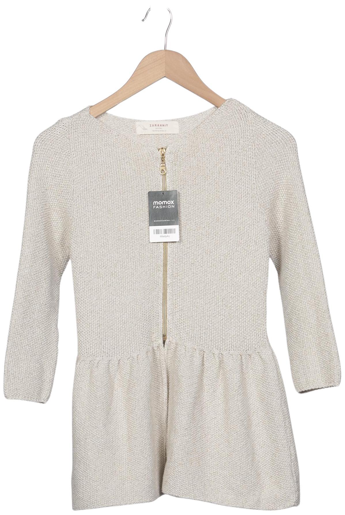 

Zara Damen Strickjacke, beige, Gr. 38