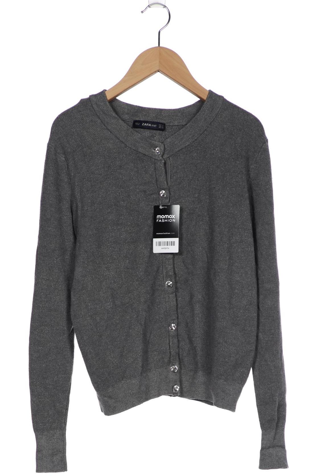 

ZARA Damen Strickjacke, grau